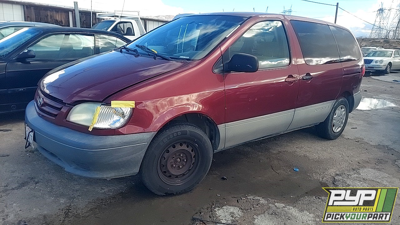 2001 TOYOTA SIENNA available for parts