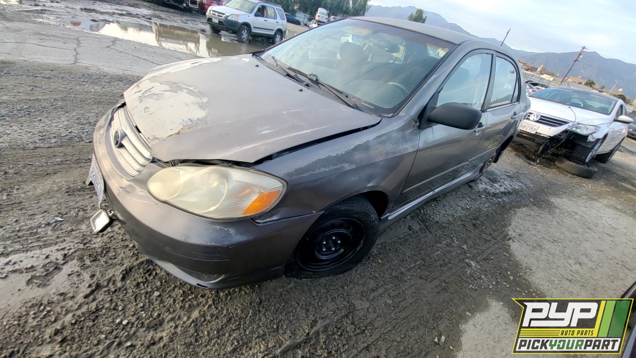 2004 TOYOTA COROLLA partes disponibles