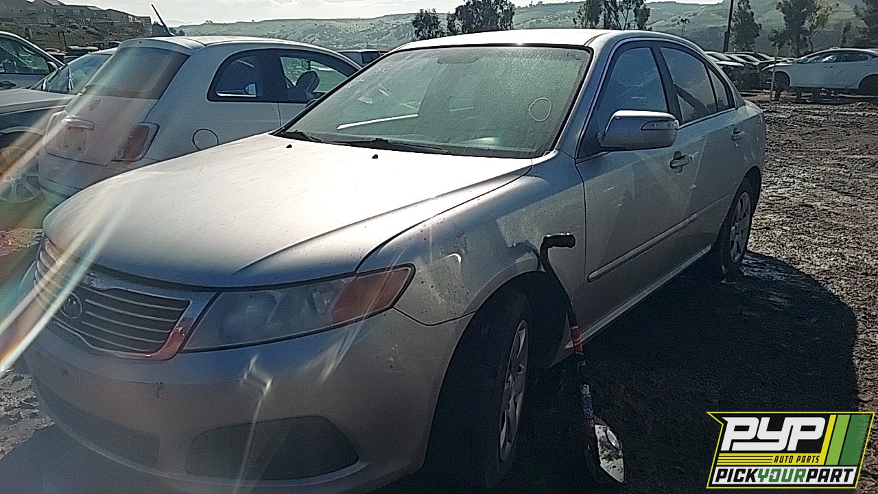 2009 KIA OPTIMA partes disponibles