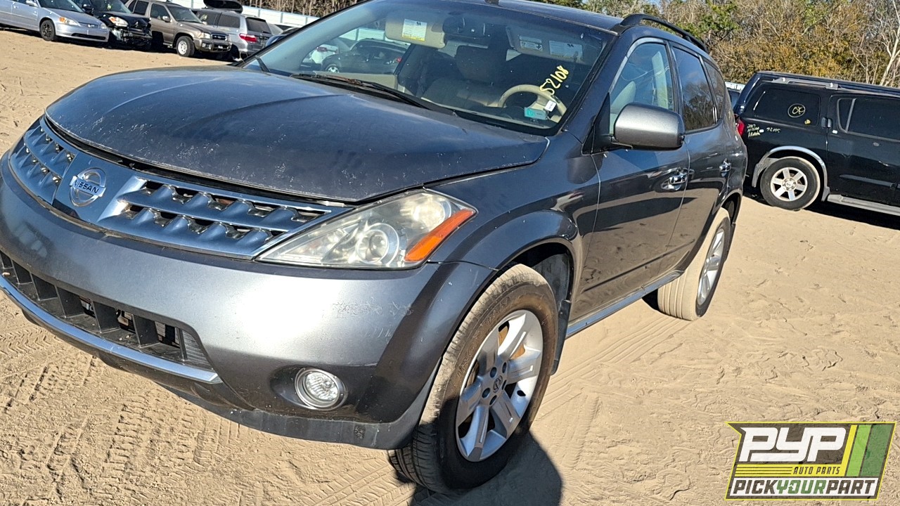 2006 NISSAN MURANO partes disponibles