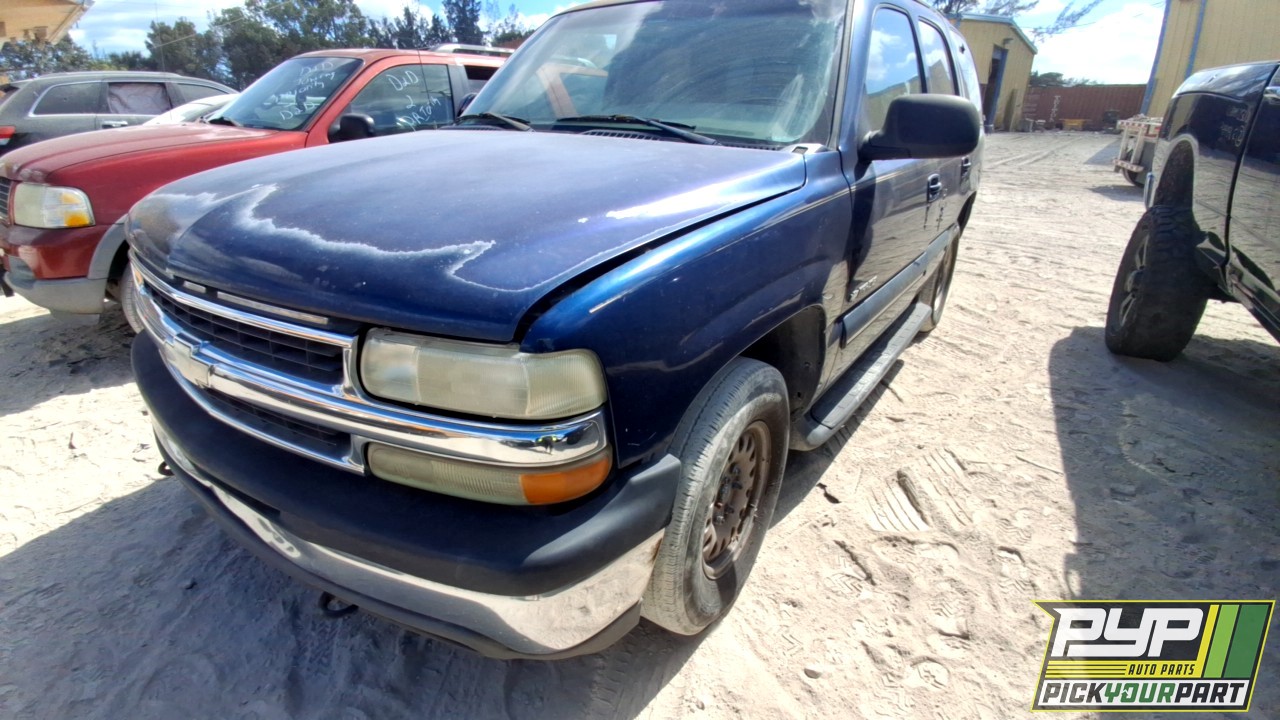 2001 CHEVROLET TAHOE partes disponibles