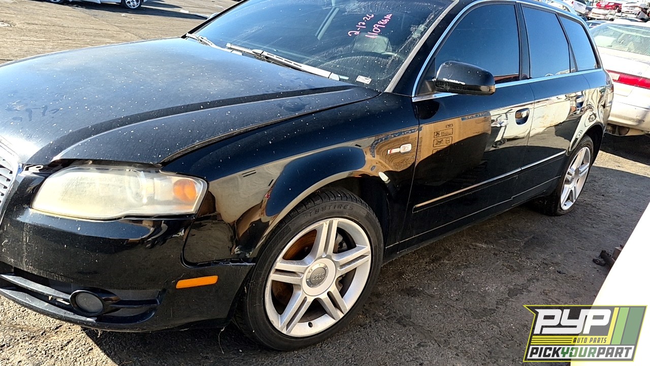 2007 AUDI A4 QUATTRO partes disponibles