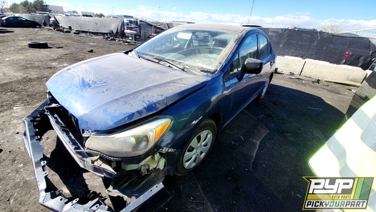 2013 SUBARU IMPREZA partes disponibles