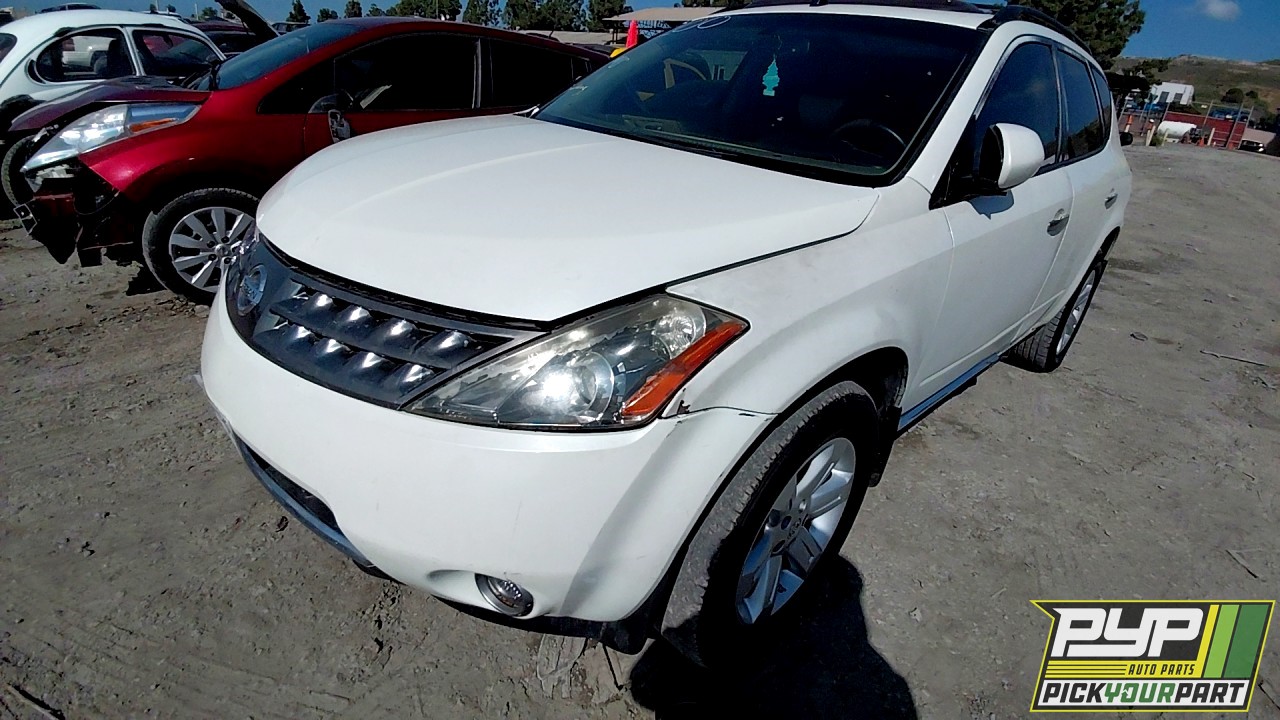 2007 NISSAN MURANO partes disponibles
