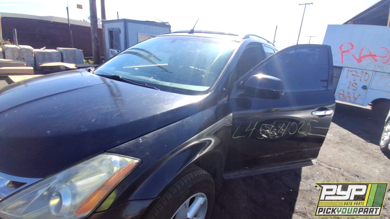 2003 NISSAN MURANO partes disponibles