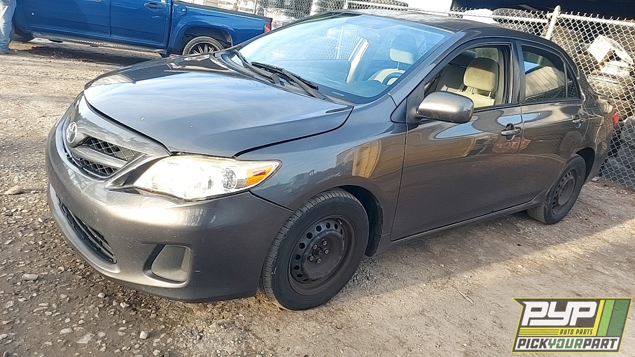 2011 TOYOTA COROLLA partes disponibles
