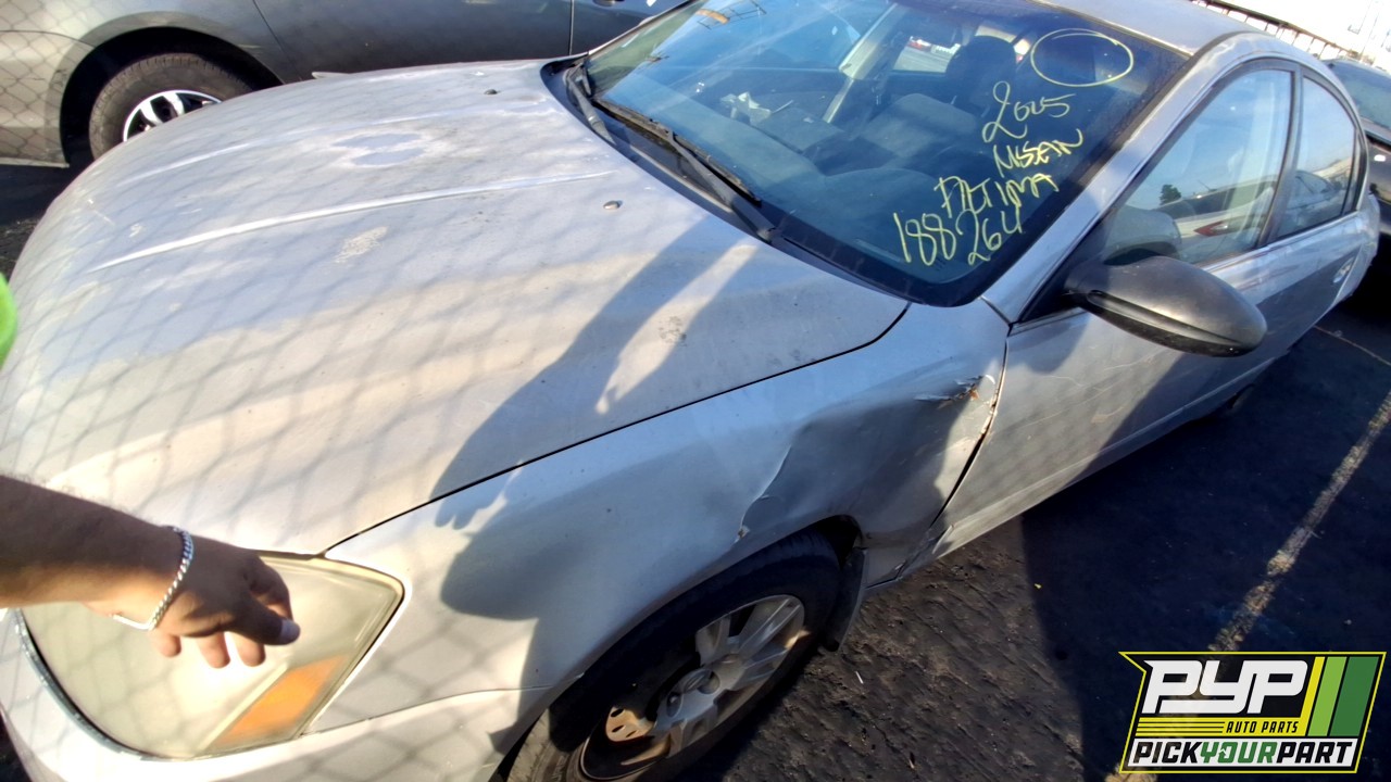 2005 NISSAN ALTIMA partes disponibles