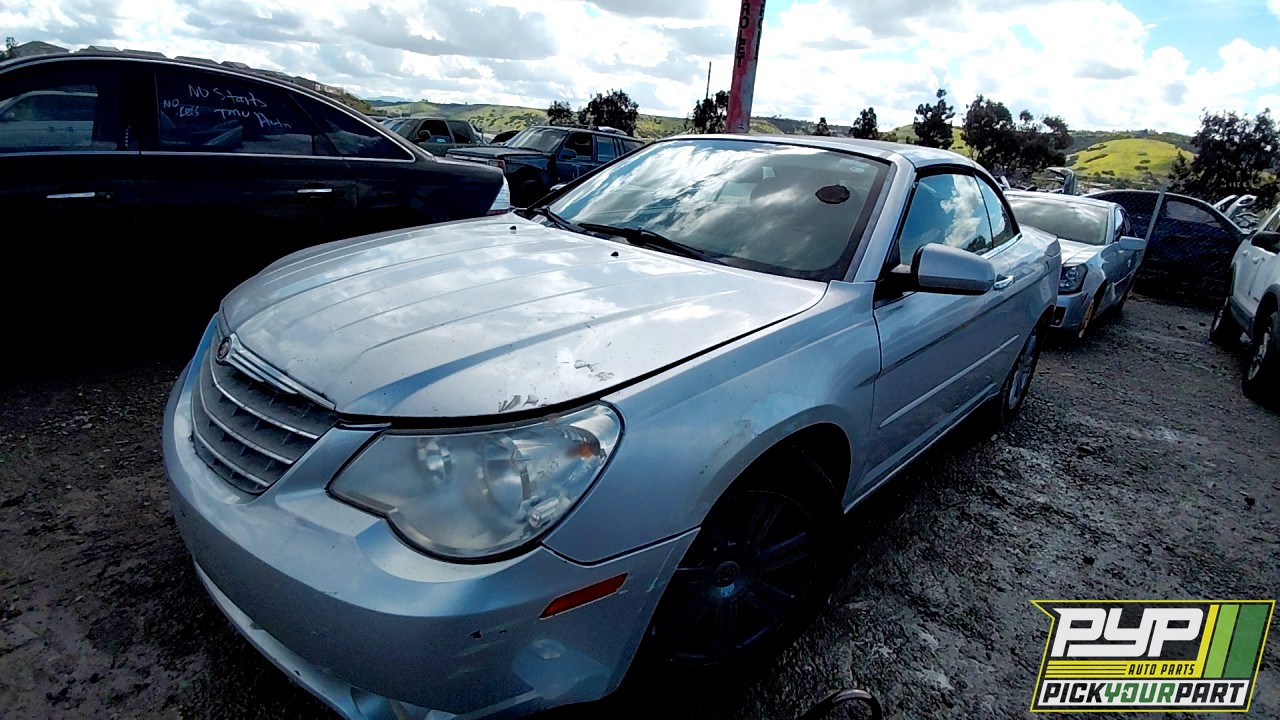 2008 CHRYSLER SEBRING partes disponibles