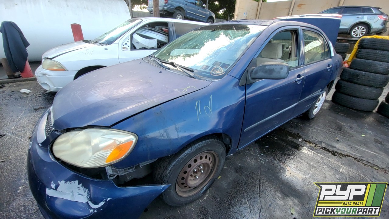 2008 TOYOTA COROLLA partes disponibles