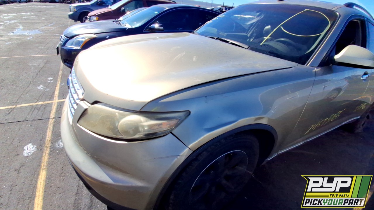 2005 INFINITI FX35 partes disponibles