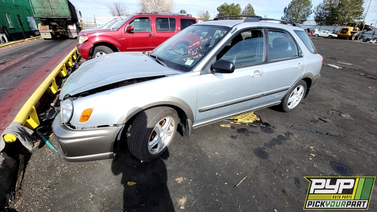 2003 SUBARU IMPREZA partes disponibles