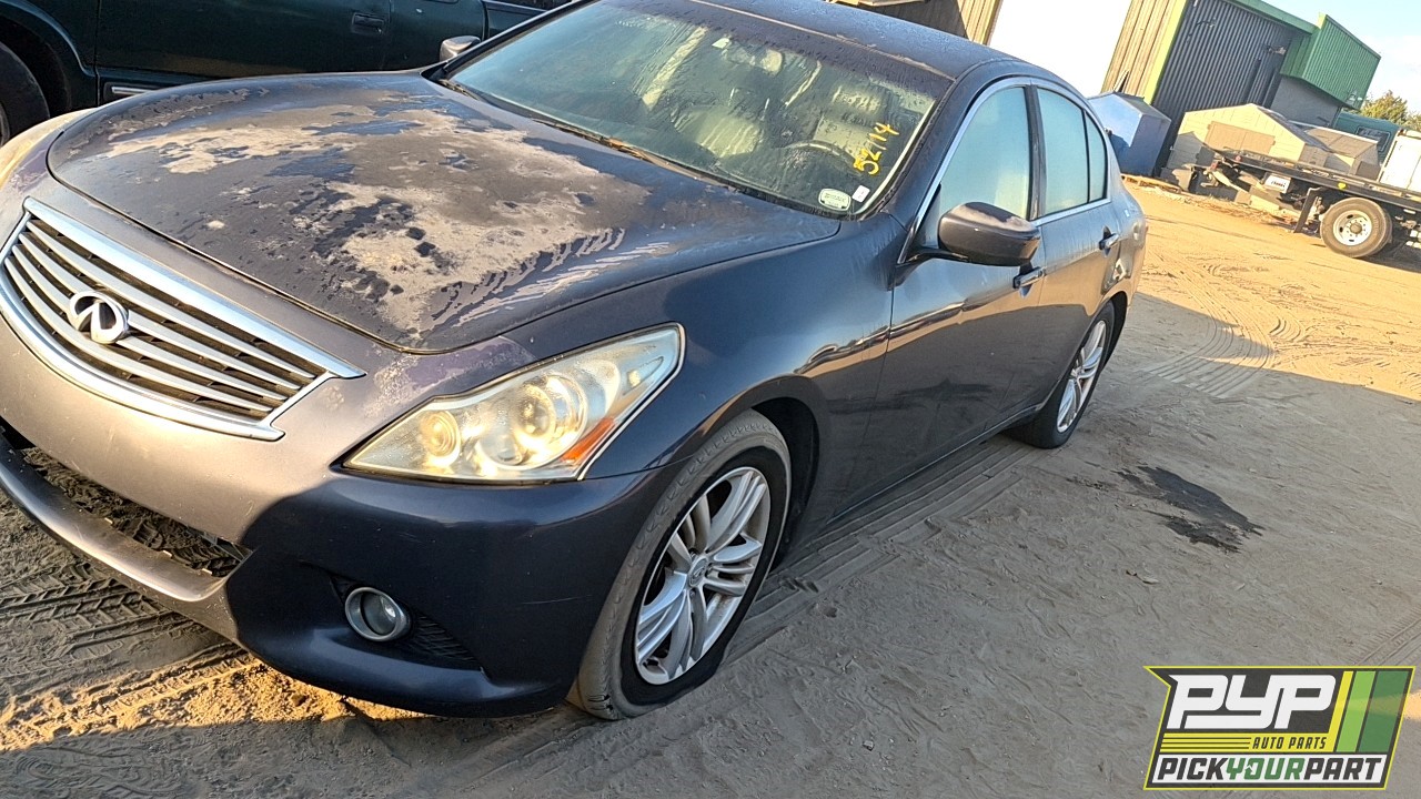 2010 INFINITI G37 partes disponibles