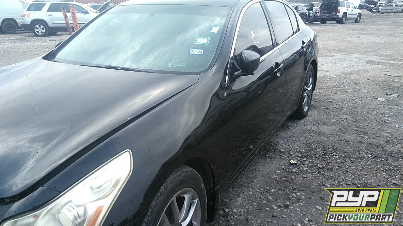 2009 INFINITI G37 partes disponibles