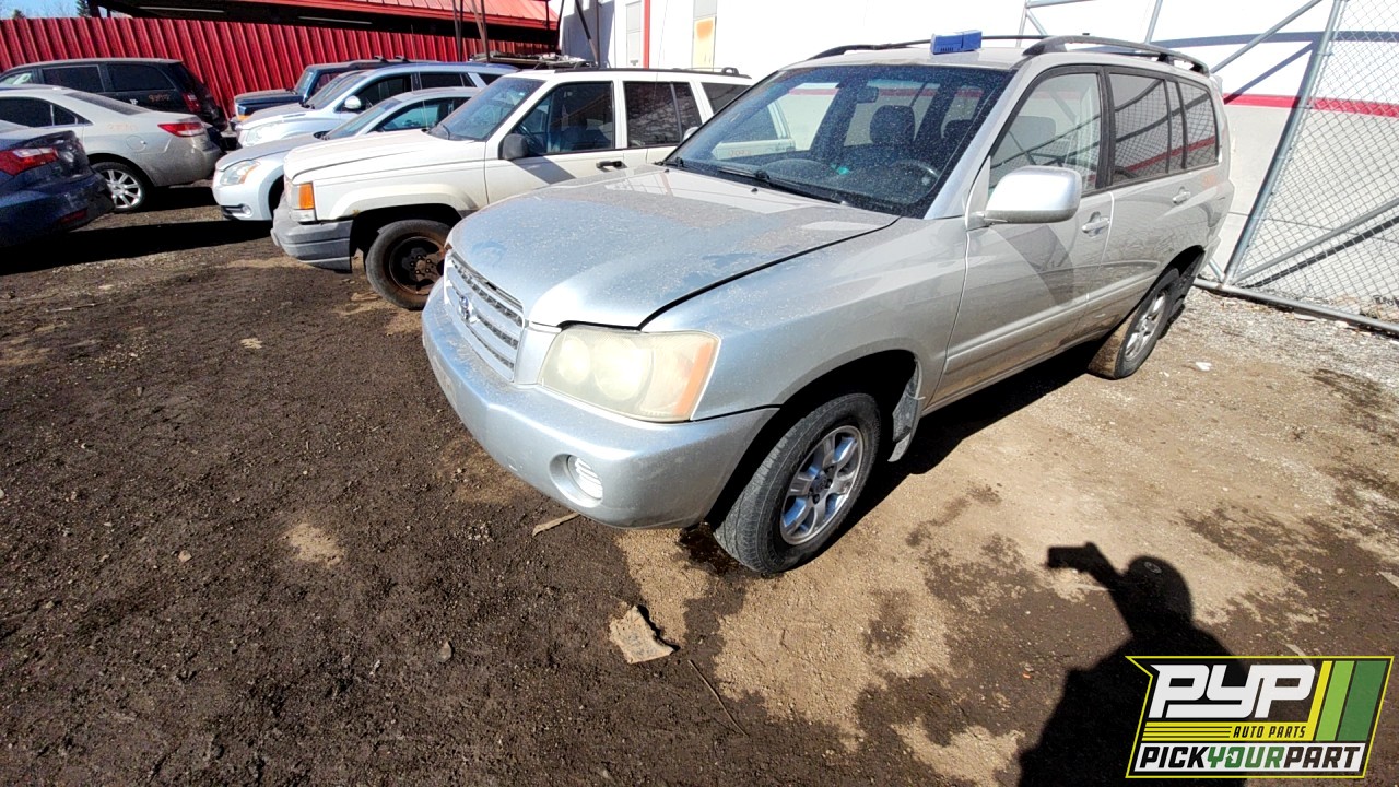 2003 TOYOTA HIGHLANDER partes disponibles