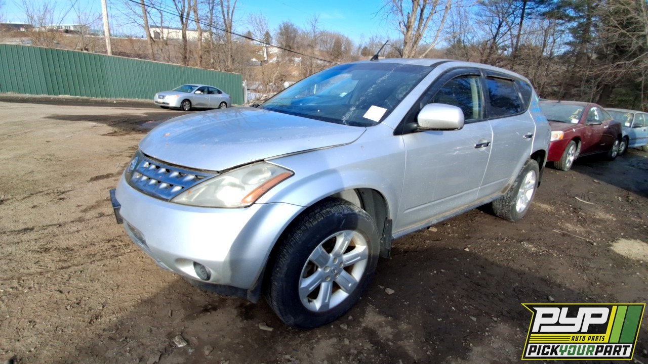2006 NISSAN MURANO partes disponibles