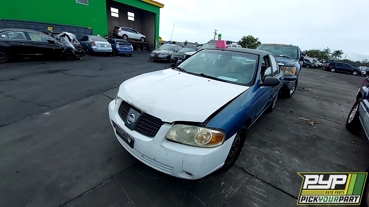 2004 NISSAN SENTRA partes disponibles