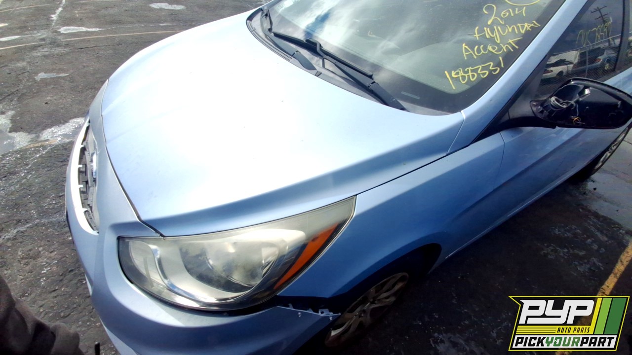 2014 HYUNDAI ACCENT partes disponibles