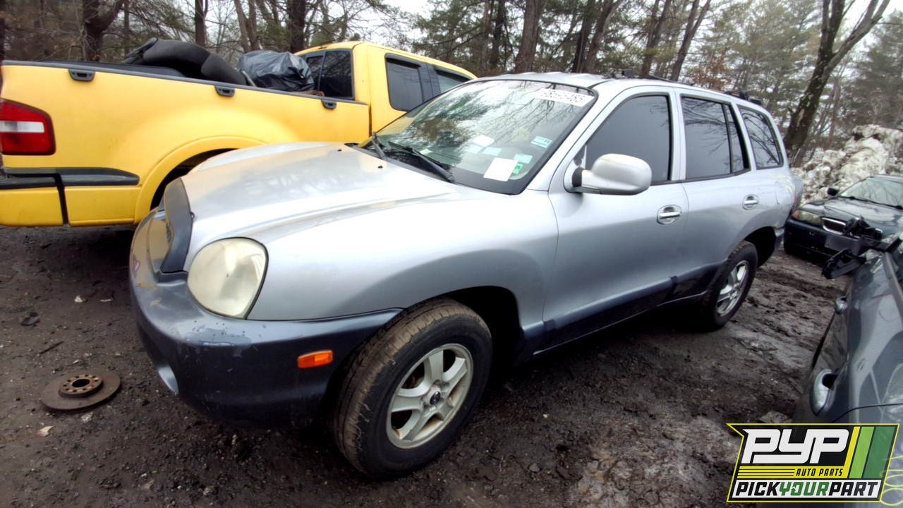 2004 HYUNDAI SANTA FE partes disponibles