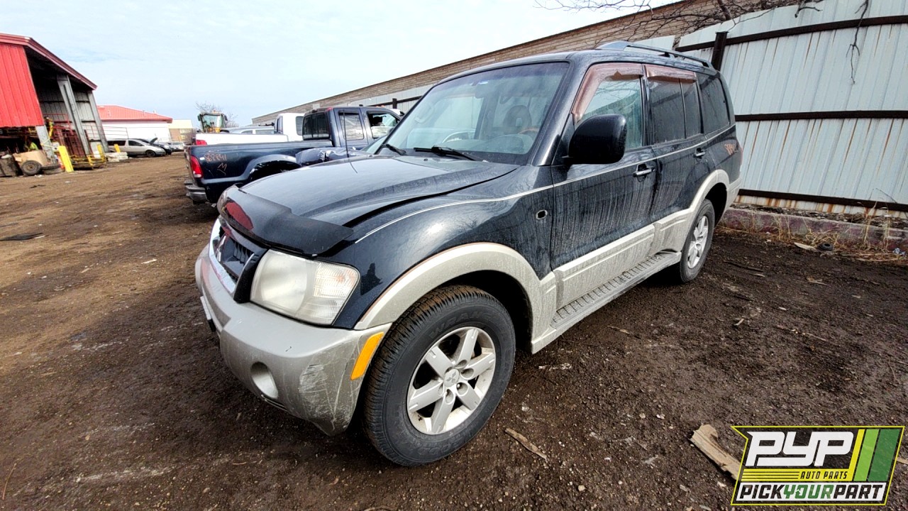 2006 MITSUBISHI MONTERO partes disponibles