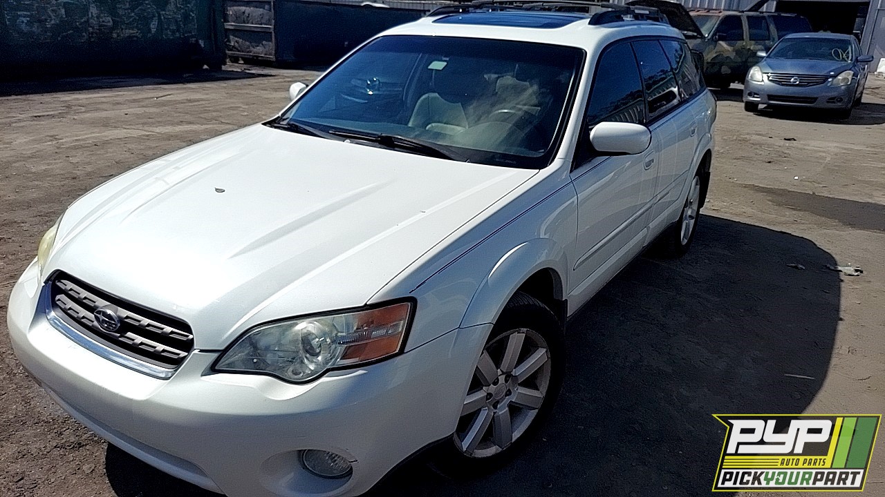2006 SUBARU OUTBACK partes disponibles