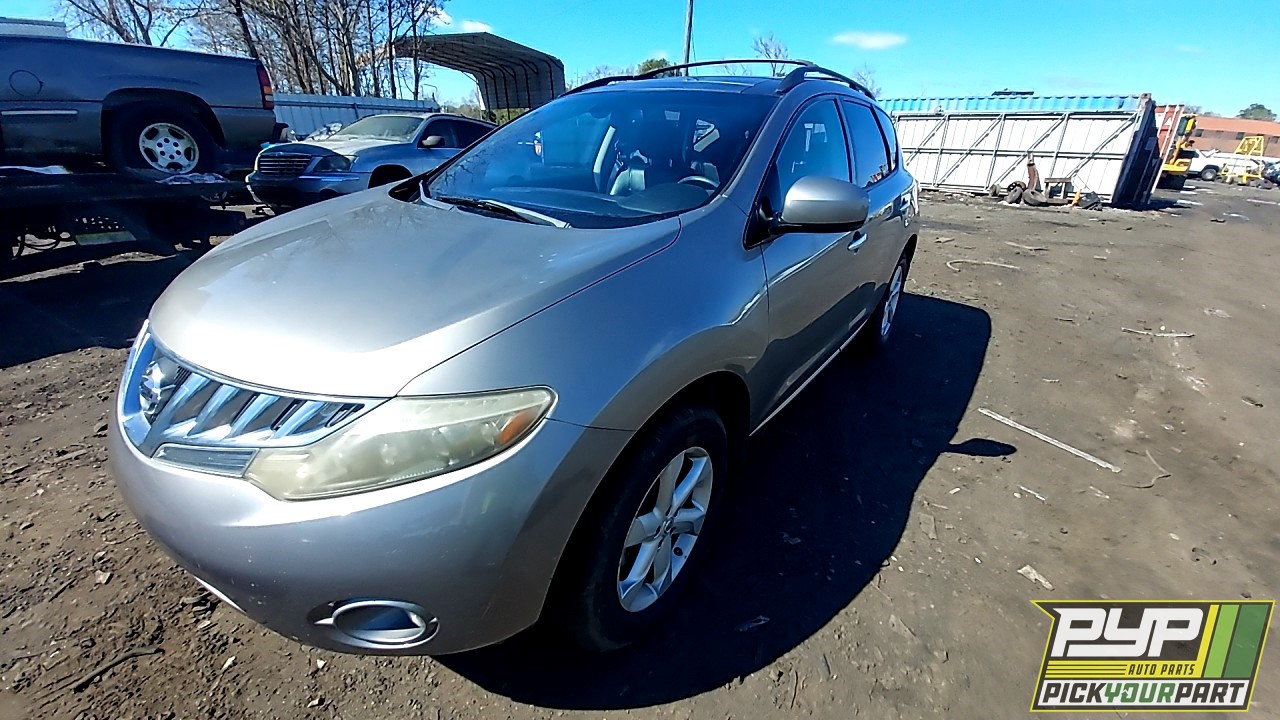 2009 NISSAN MURANO partes disponibles