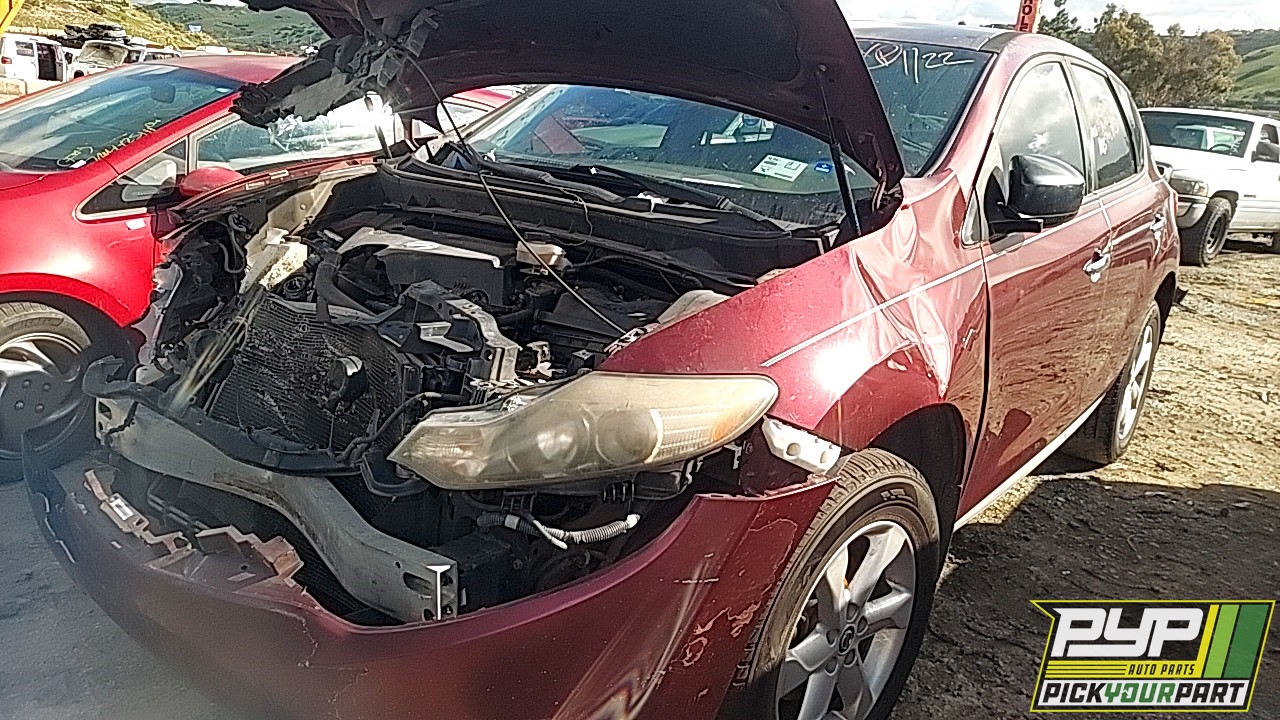 2009 NISSAN MURANO partes disponibles