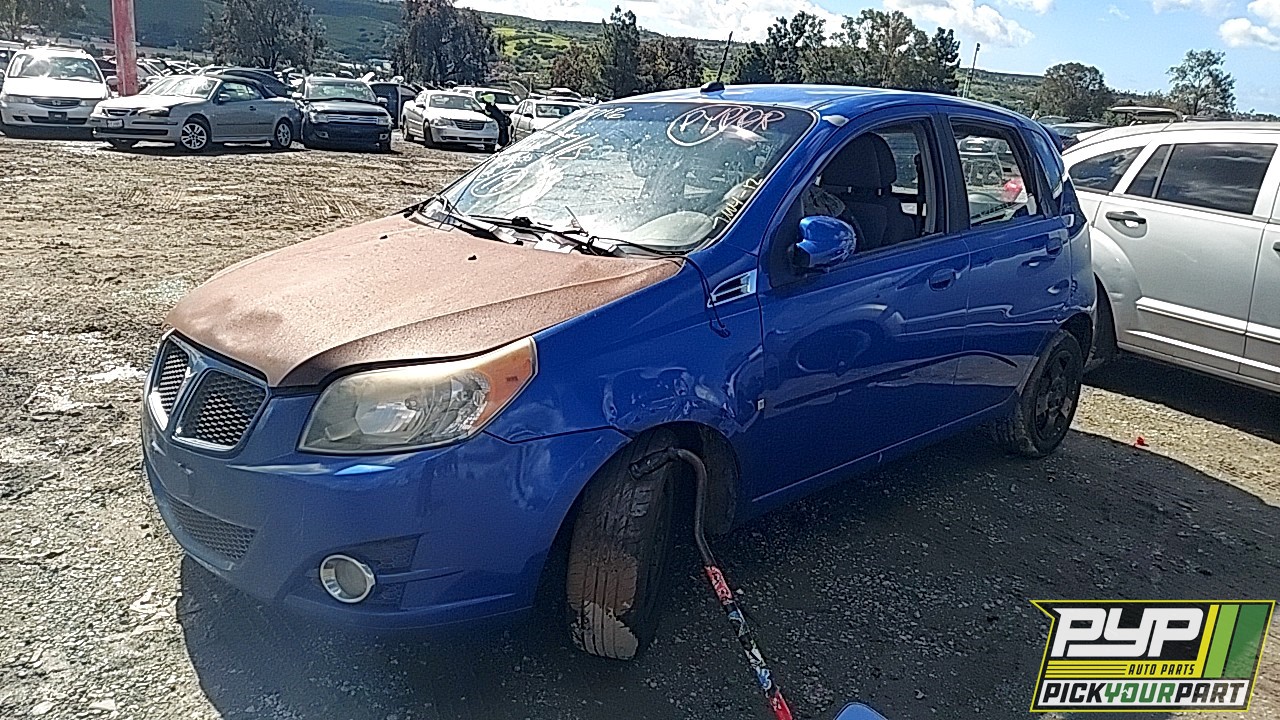 2009 PONTIAC G3 partes disponibles