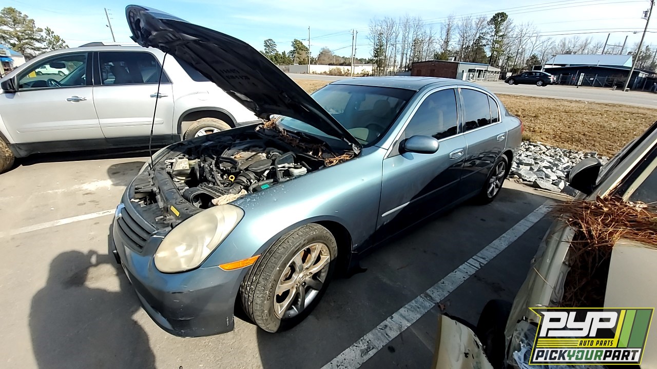 2005 INFINITI G35 partes disponibles