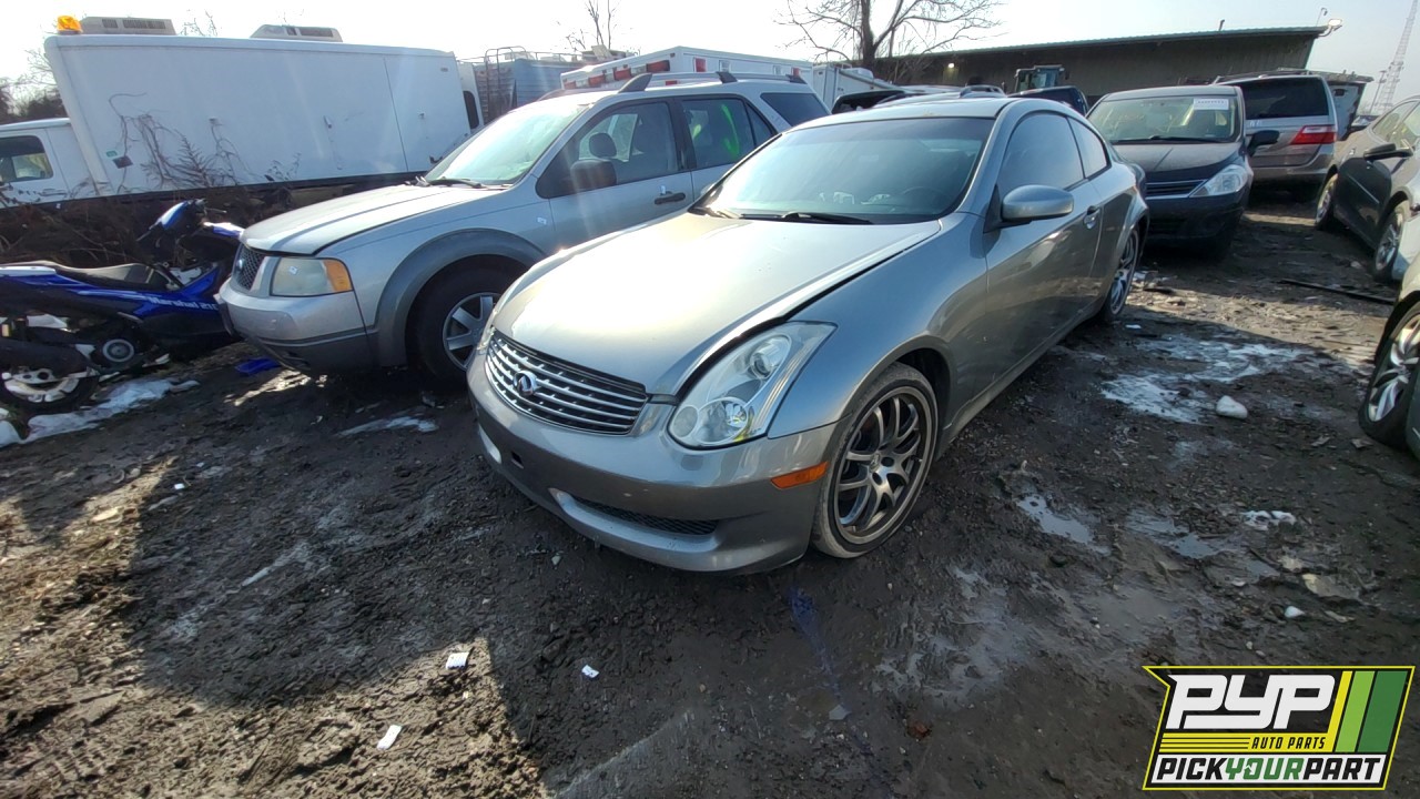 2007 INFINITI G35 partes disponibles