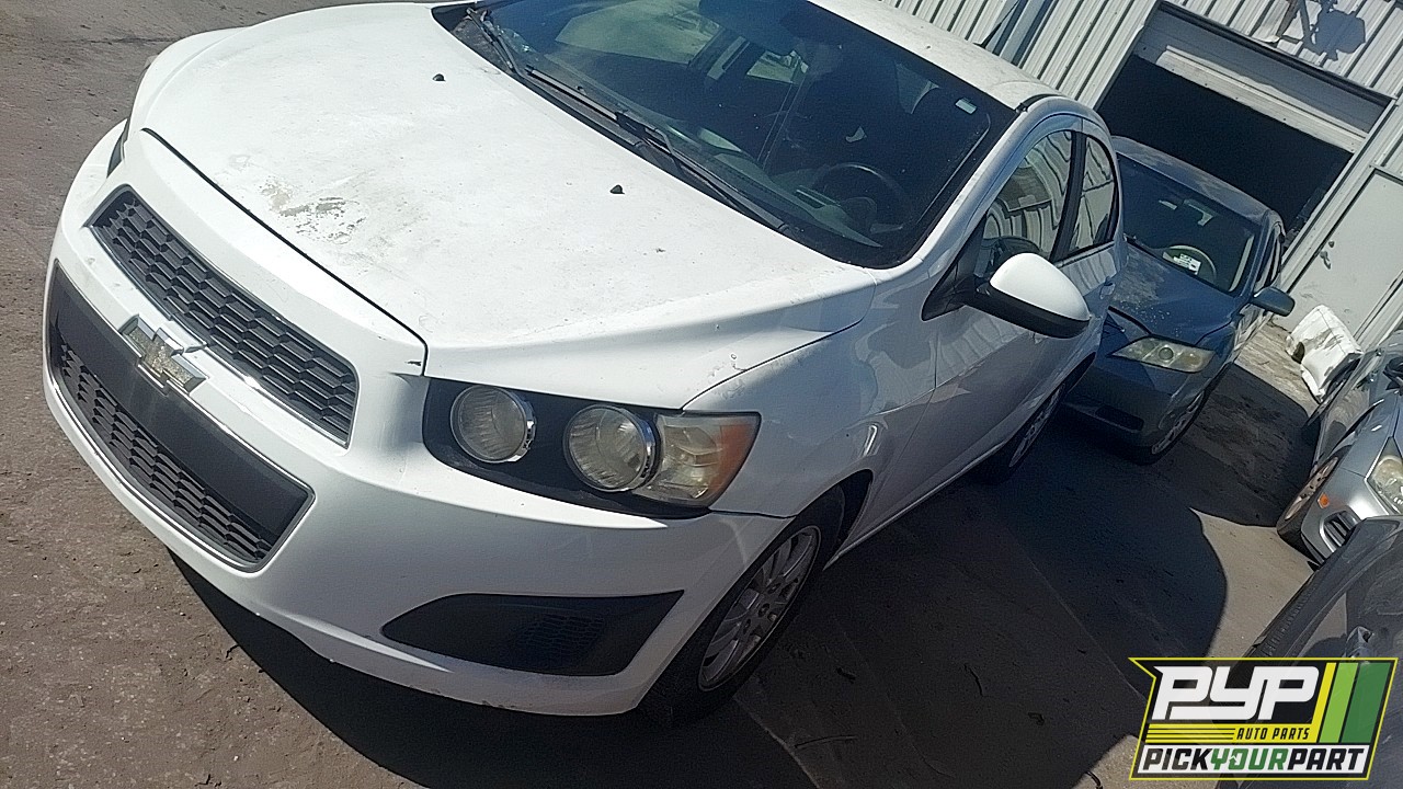 2012 CHEVROLET SONIC partes disponibles