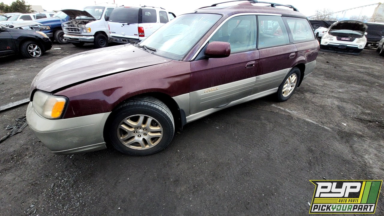 2001 SUBARU OUTBACK partes disponibles