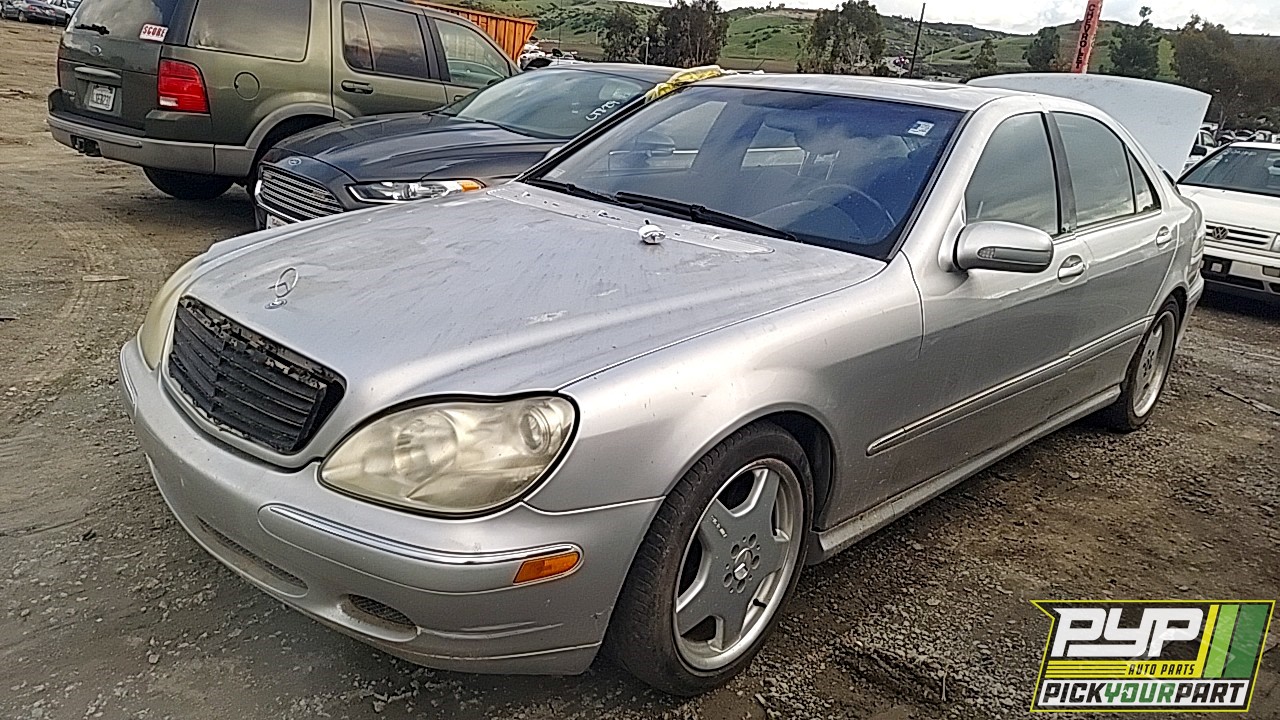 2002 MERCEDES-BENZ S500 partes disponibles