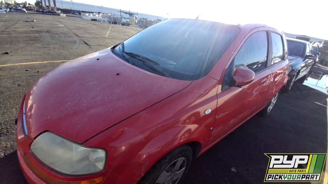 2008 CHEVROLET AVEO5 partes disponibles