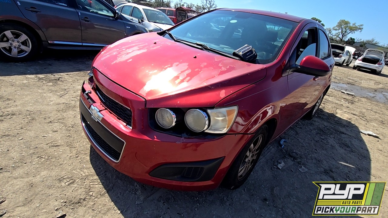2012 CHEVROLET SONIC partes disponibles