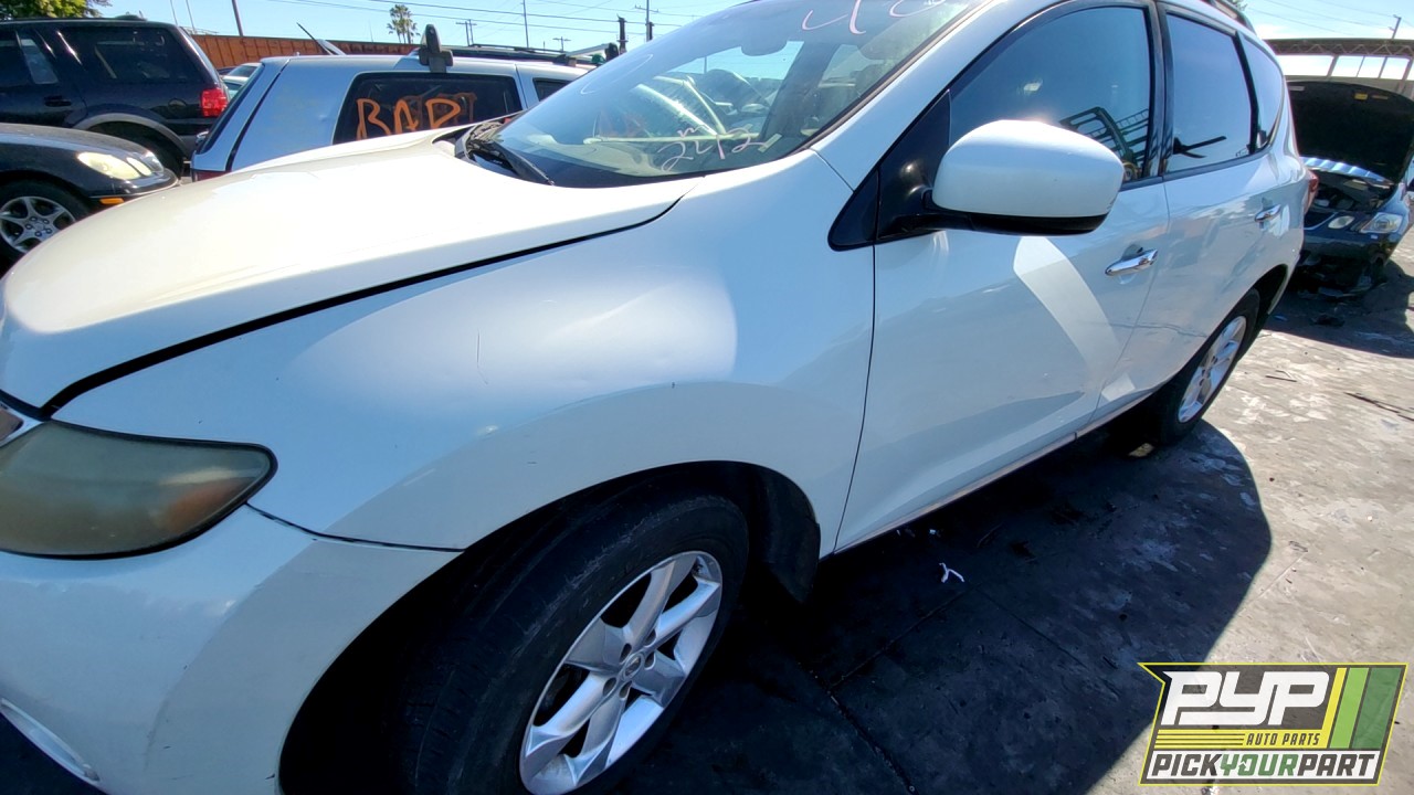 2009 NISSAN MURANO partes disponibles