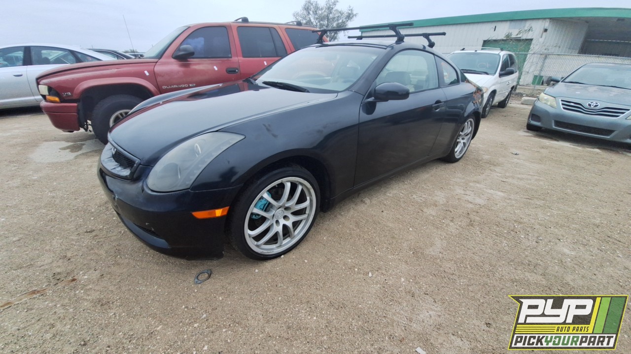 2003 INFINITI G35 partes disponibles