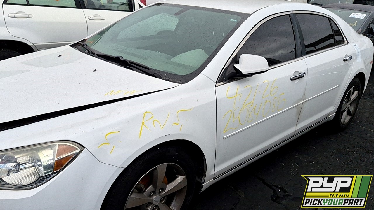 2012 Chevrolet Malibu Used Auto Parts | Wilmington Help Yourself