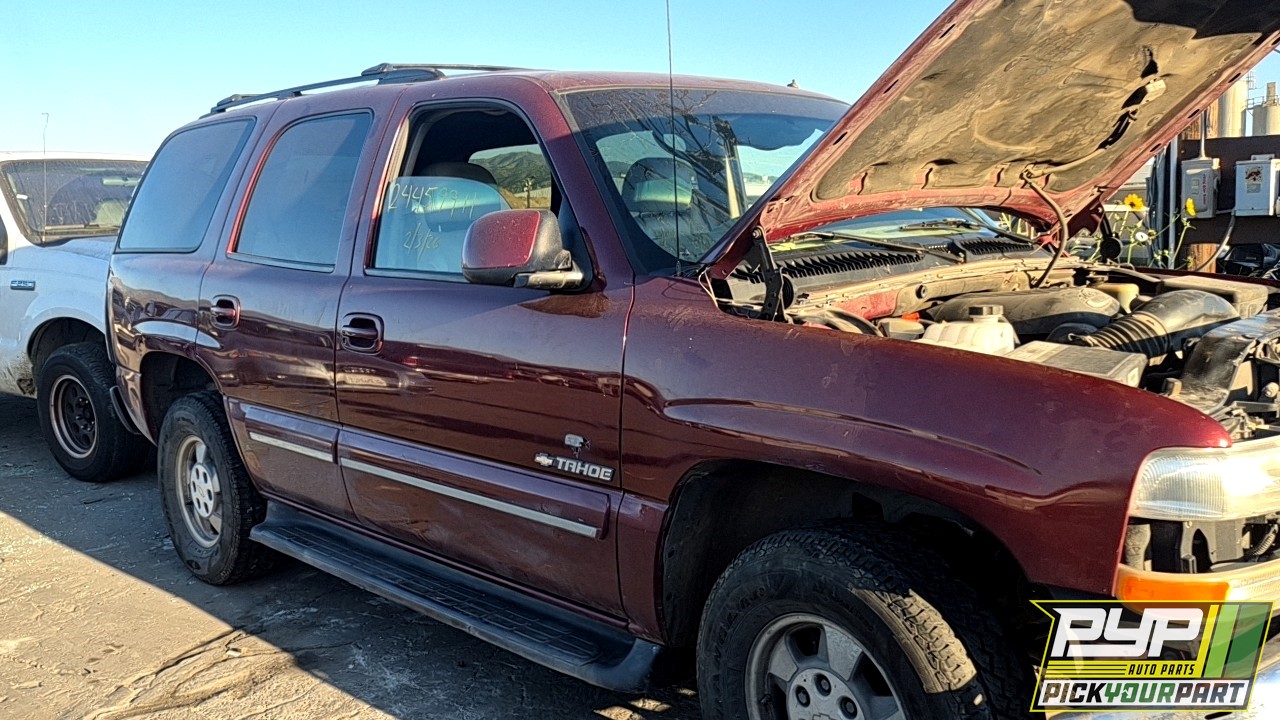 2002 CHEVROLET TAHOE partes disponibles