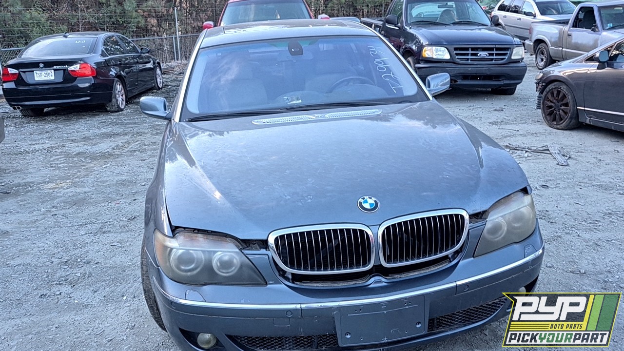 2006 BMW 750LI partes disponibles