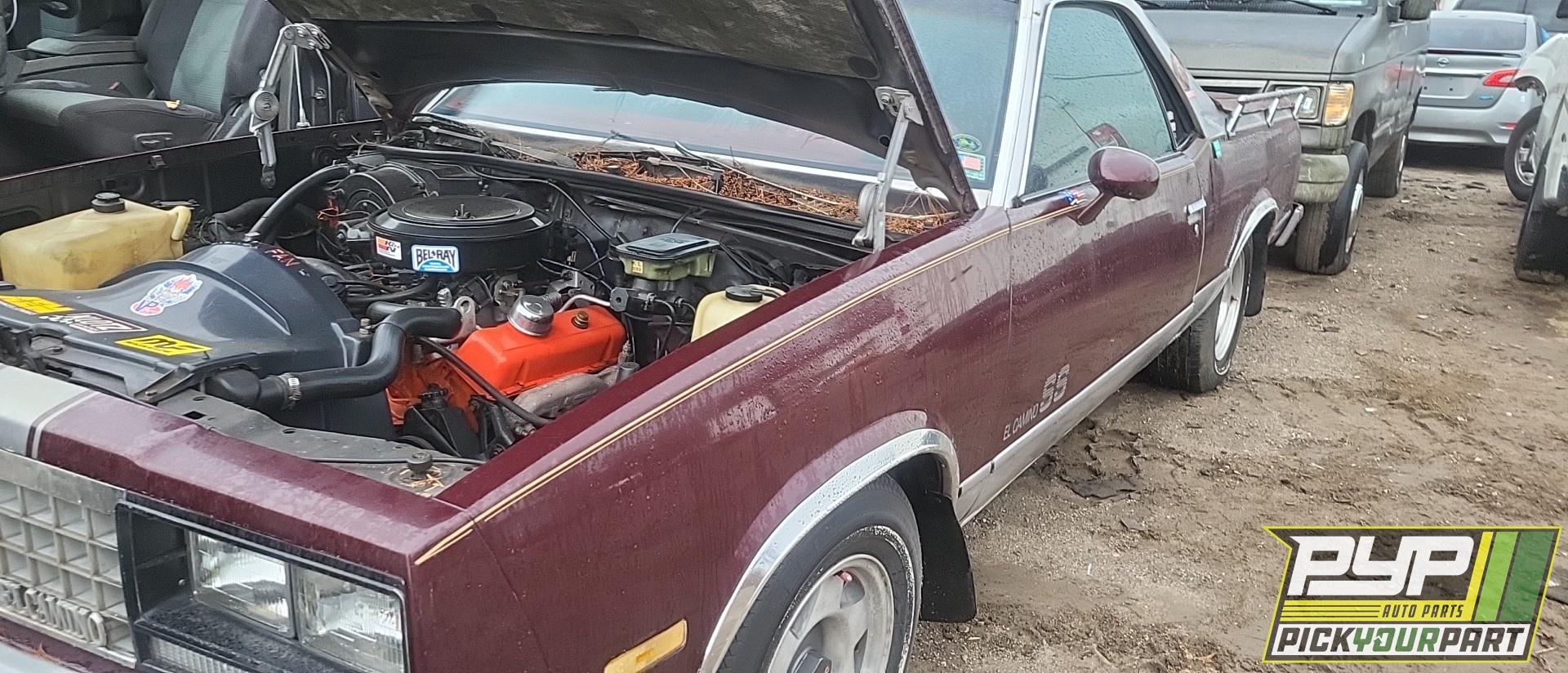 1983 CHEVROLET EL CAMINO partes disponibles