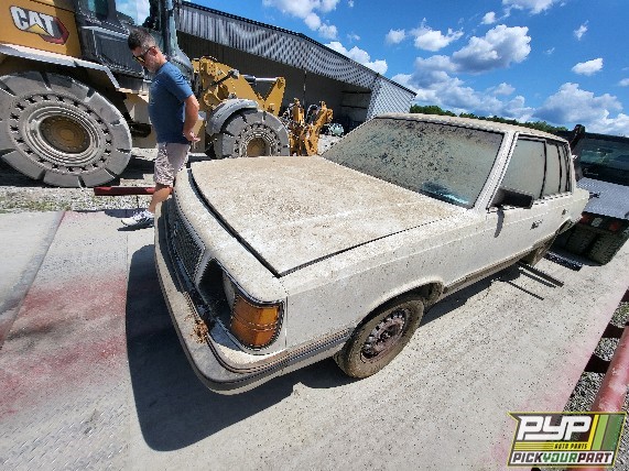 1986 PLYMOUTH RELIANT K partes disponibles
