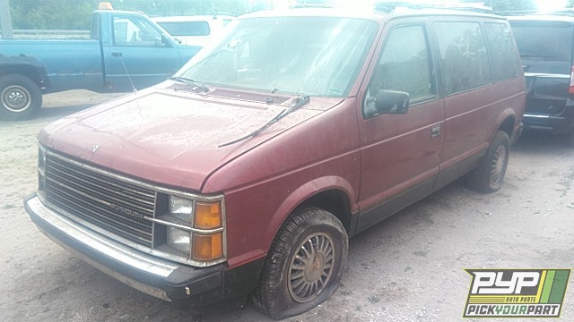 1986 PLYMOUTH VOYAGER partes disponibles
