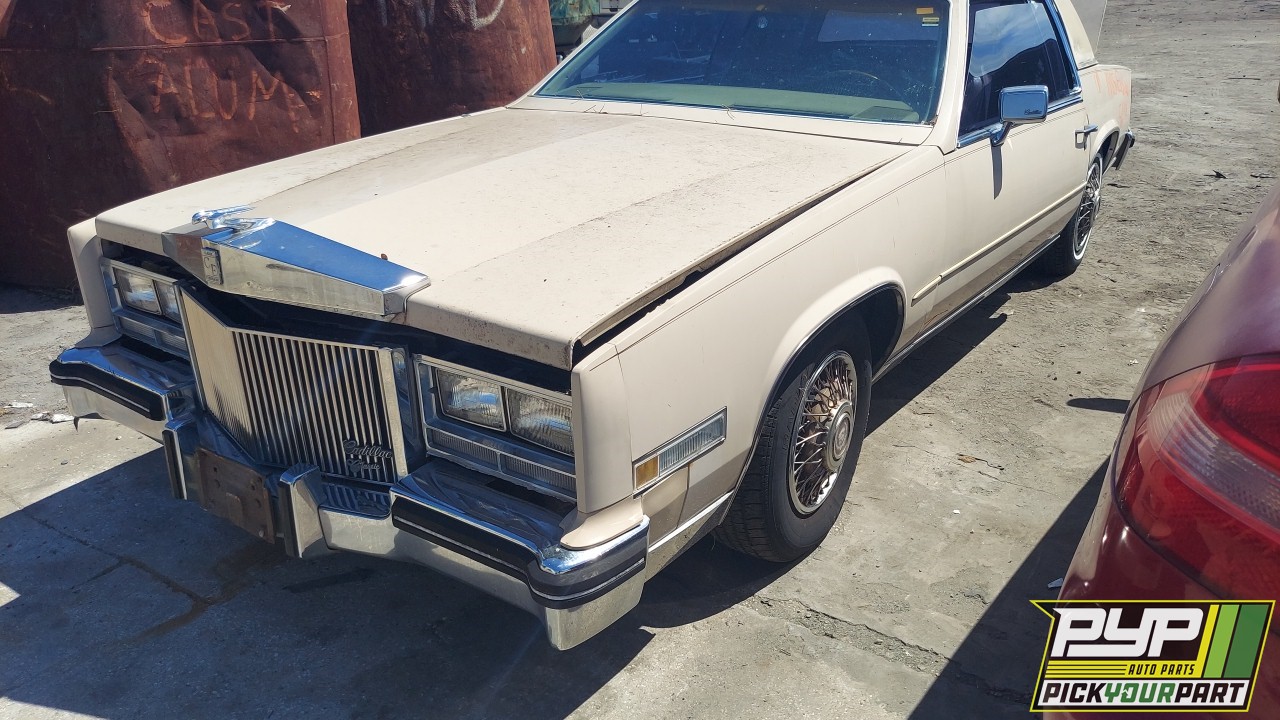 1985 CADILLAC ELDORADO partes disponibles