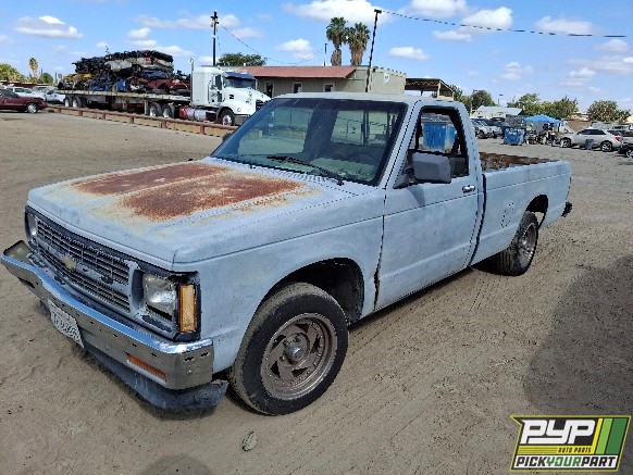 1991 CHEVROLET S10 partes disponibles