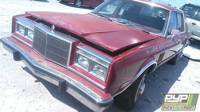 1987 CHRYSLER FIFTH AVENUE partes disponibles