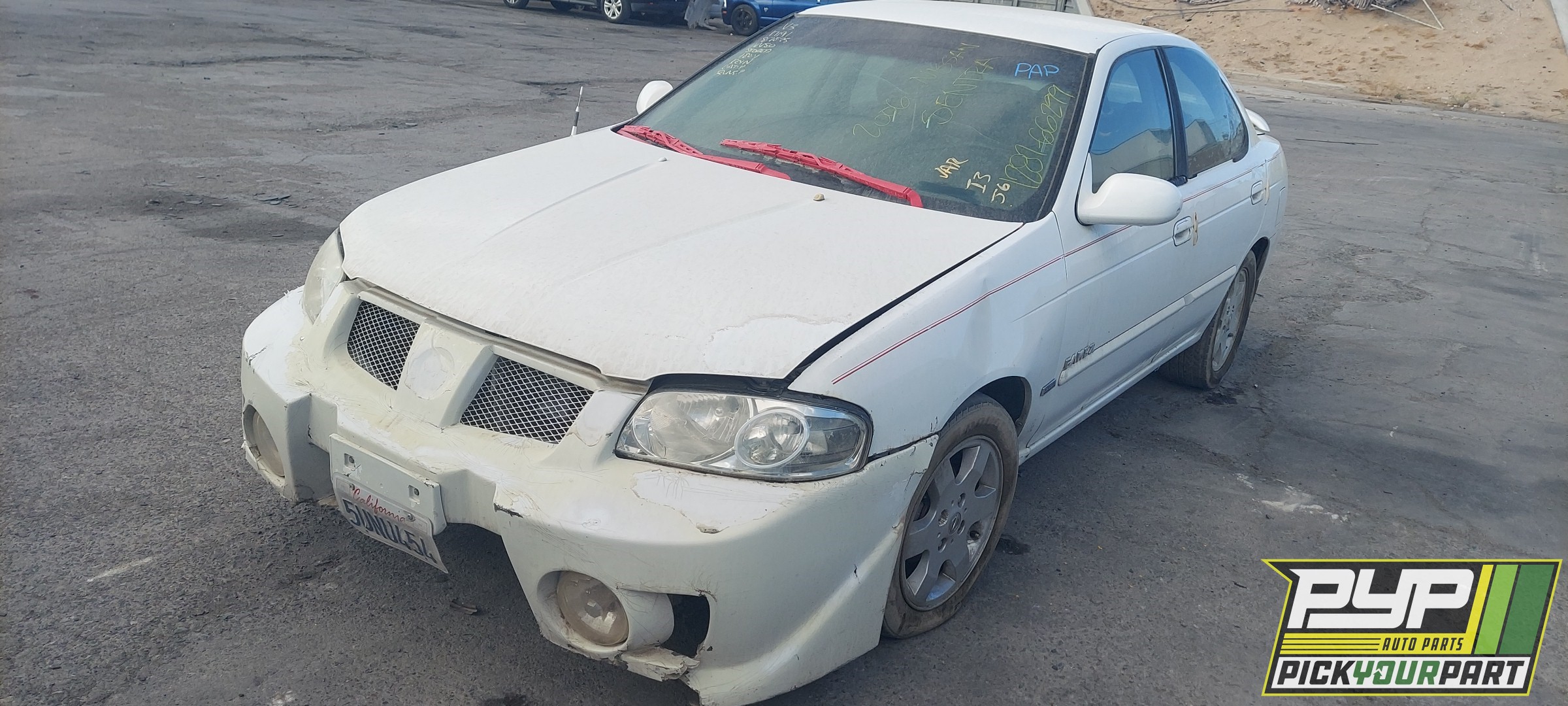 2006 NISSAN SENTRA partes disponibles