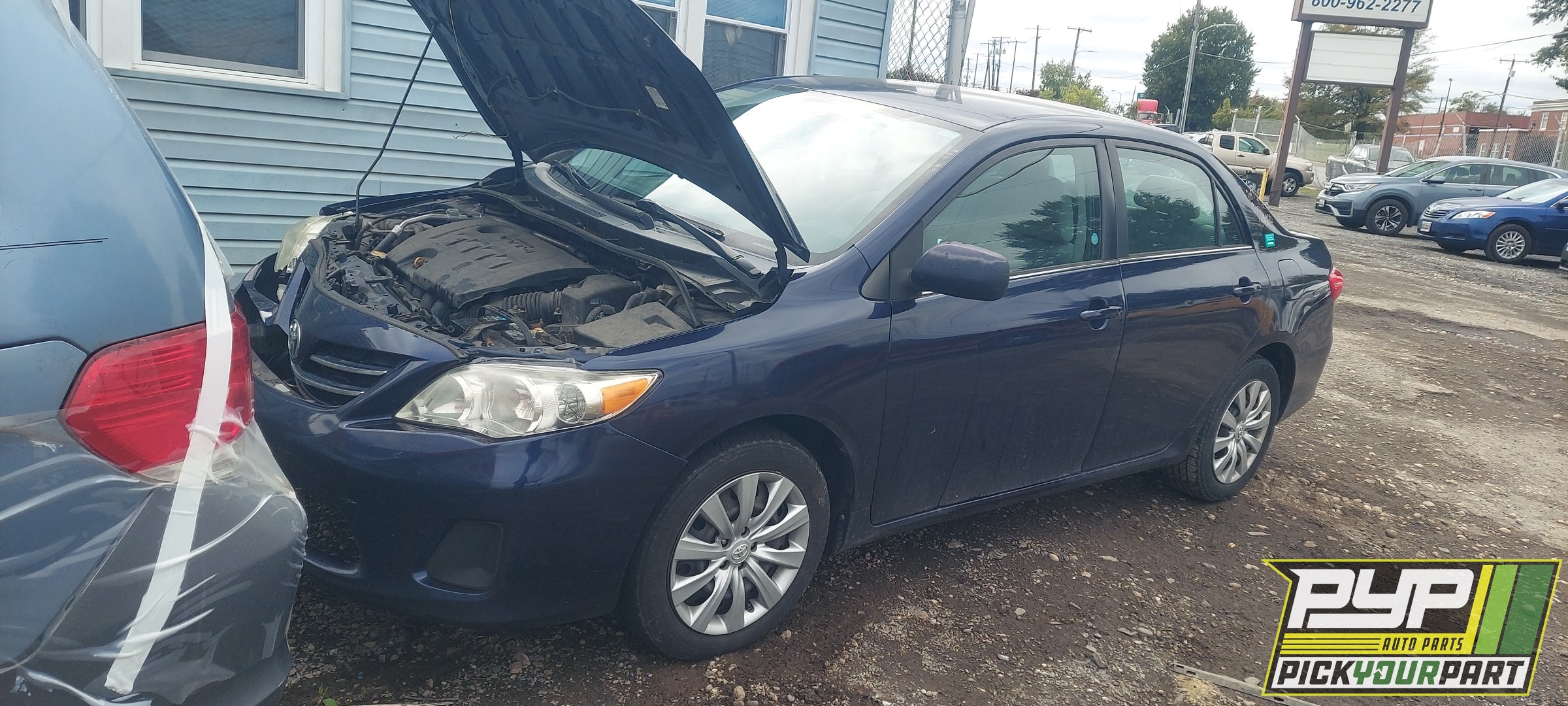 2013 TOYOTA COROLLA partes disponibles