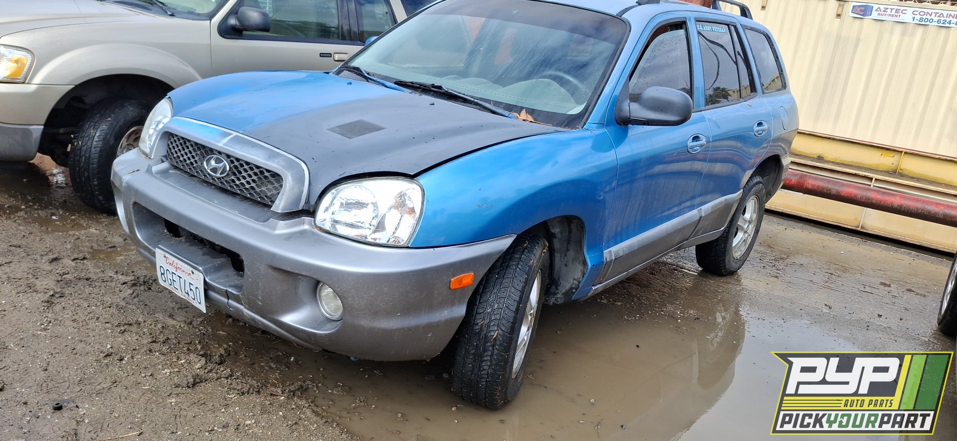 2004 HYUNDAI SANTA FE partes disponibles