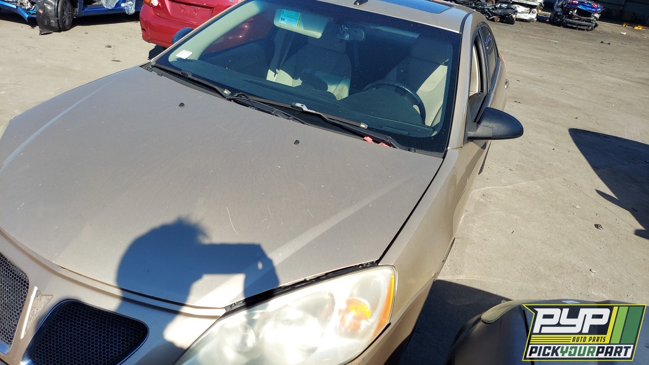 2008 PONTIAC G6 partes disponibles