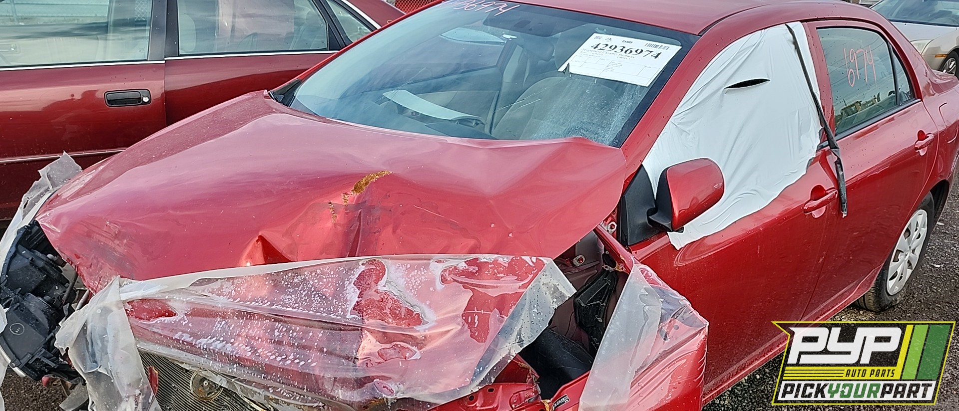 2009 TOYOTA COROLLA partes disponibles